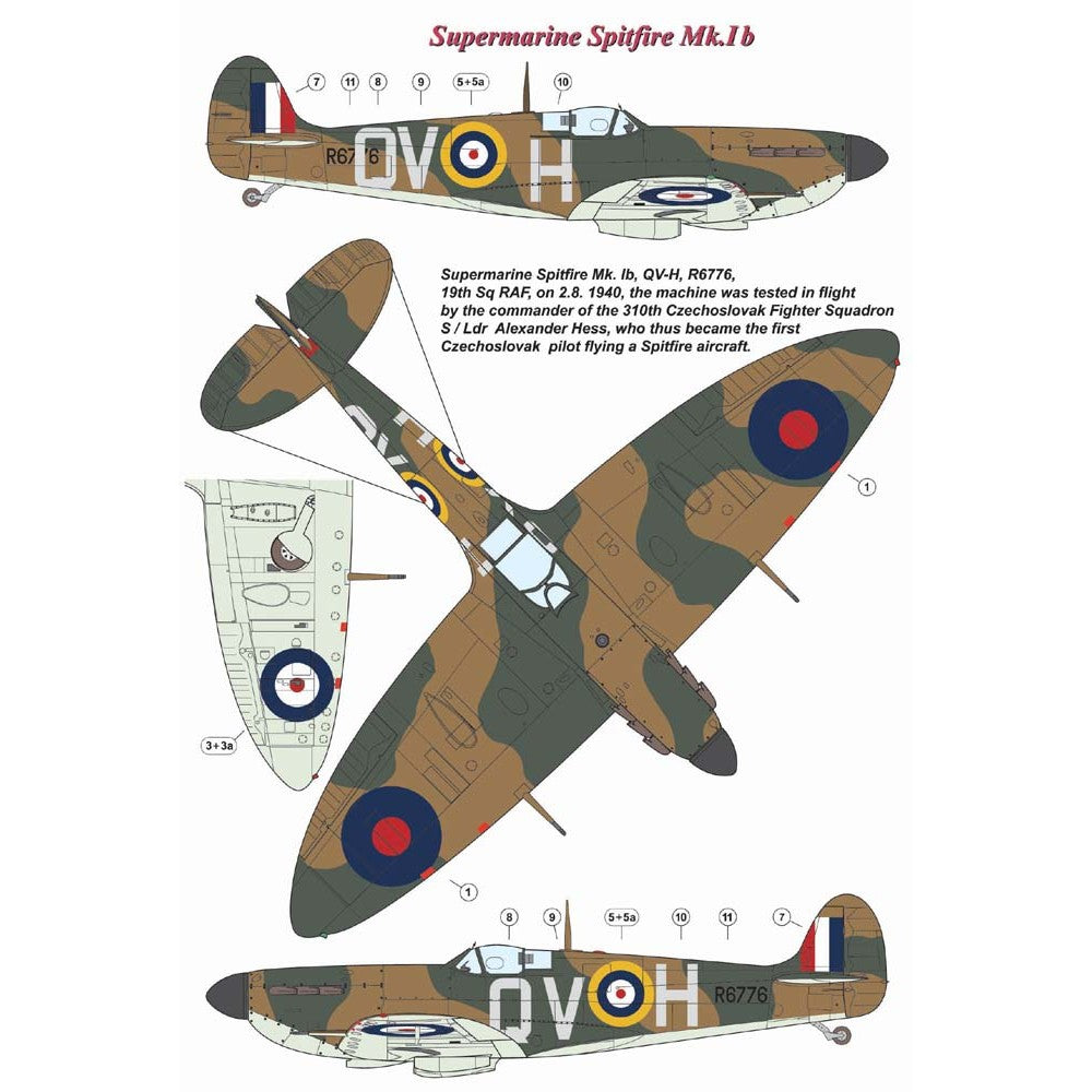 AML C2036 Czechoslovak Commanders in RAF Decals & Paint Masks 1:32