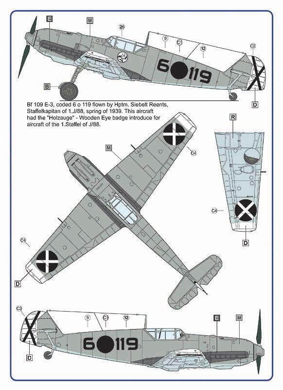 AML AMLC4003 1:144 Emils in the Spanish Civil War / Decals, masks