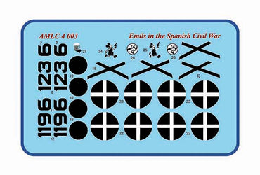AML AMLC4003 1:144 Emils in the Spanish Civil War / Decals, masks