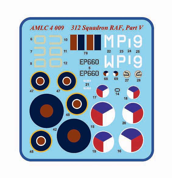 AML C4009 312 Sqn Part V: Spitfire LF LR MkVb & Spitfire LF Mk.IXe 1:144
