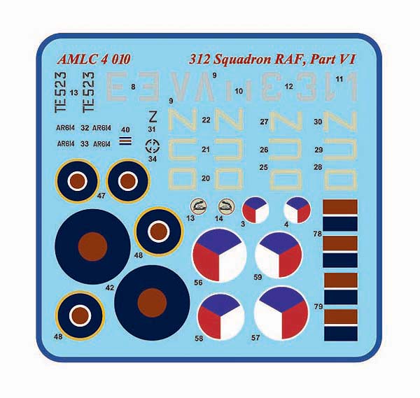 AML C4010 312 Sqn Part VI: Spitfire LF LR Mk.Vc & LF Mk.IXe 1:144