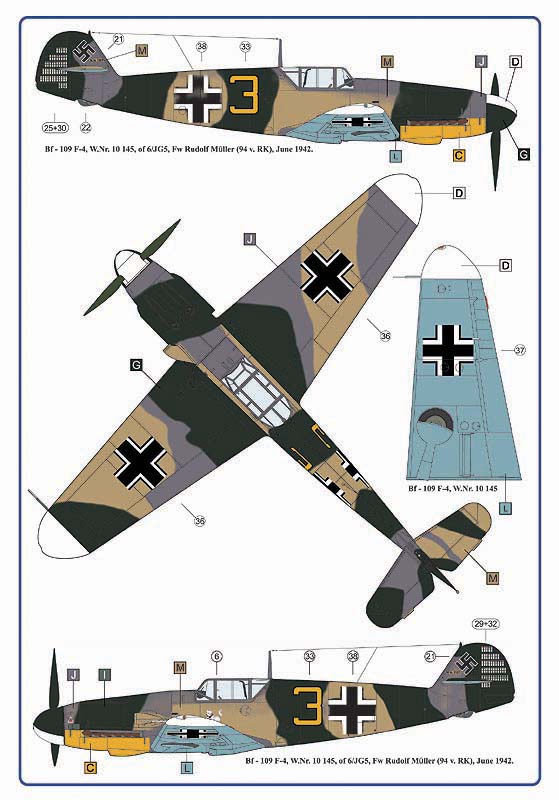 AML C4011 JG 5 over the Far North Part I Decals 1:144