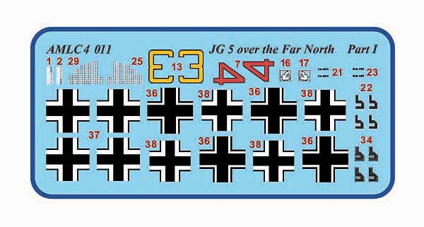 AML C4011 JG 5 over the Far North Part I Decals 1:144
