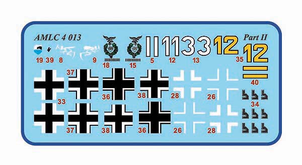 AML C4013 JG 5 over the Far North Part II Decals 1:144