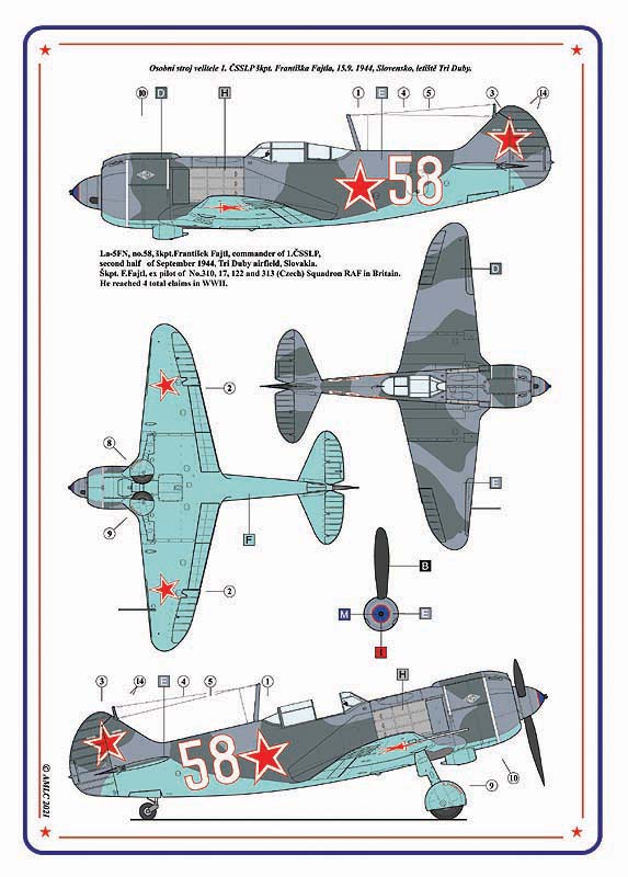 AML C4014 Slovak National Uprising 1944 Lavochkin La-5FN Legends 1:144