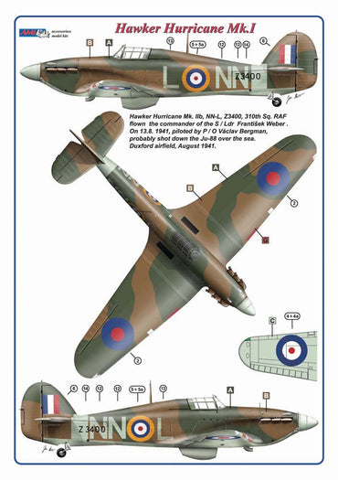 AML C4017 Hurricane Mk.IIb & Spitfire Mk.I Czech Commanders 1:144