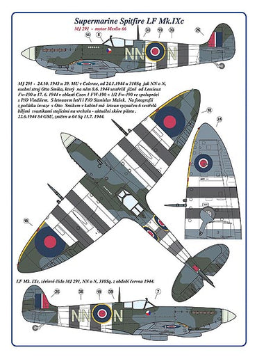AML AMLC4027 1:144 Czech pilots in Supermarine Spitfire Mk.IXc, Part II