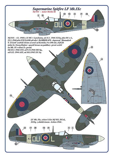 AML AMLC4028 1:144 Czech pilots on Supermarine Spitfire Mk.IXc, Part III