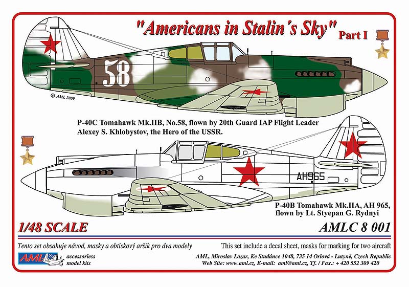 AML AMLC8001 1:48 Curtiss P-40C Tomahawk