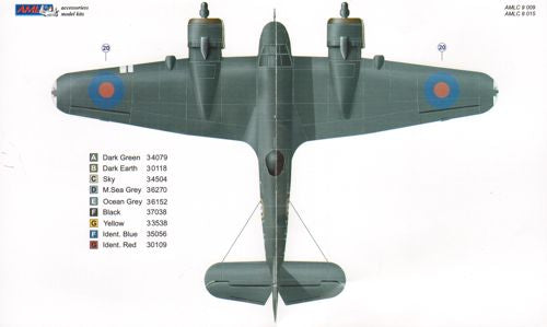 AML AMLC8015 1:48 Bristol Beaufighter Mk.IF X7583