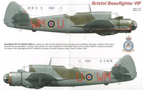 AML AMLC8017 1:48 Bristol Beaufighter Mk.VIF V8656/G