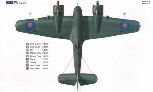AML AMLC8017 1:48 Bristol Beaufighter Mk.VIF V8656/G
