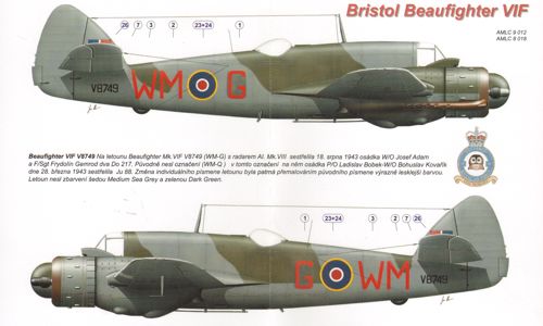 AML AMLC8018 1:48 Bristol Beaufighter Mk.VIF MM850