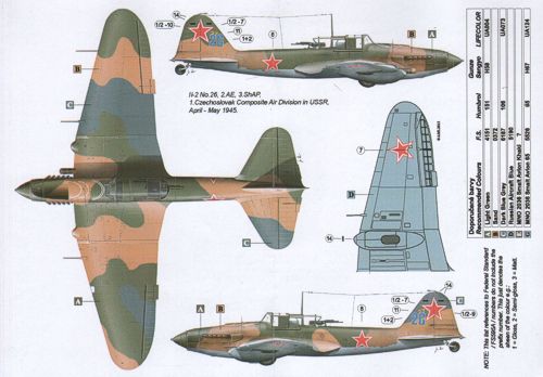 AML C8021 Czechoslovak Pilots in Ilyushin Il-2m3 Part I 1:48