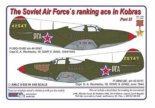 AML C8025 Soviet Air Force Ace in Kobras Part II G.A. Rechkalov 1:48