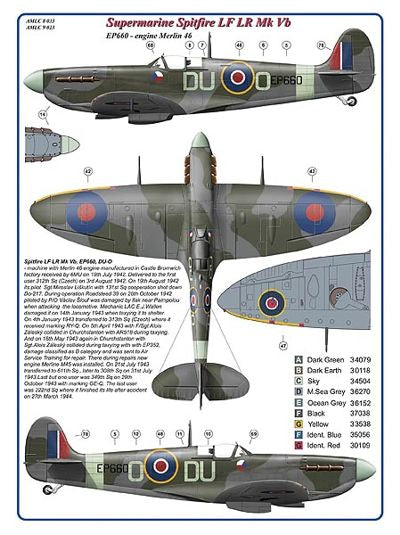 AML C8033 312th Sqn Part V: Spitfire LF LR Mk.Vb & LF Mk.IXe 1:48