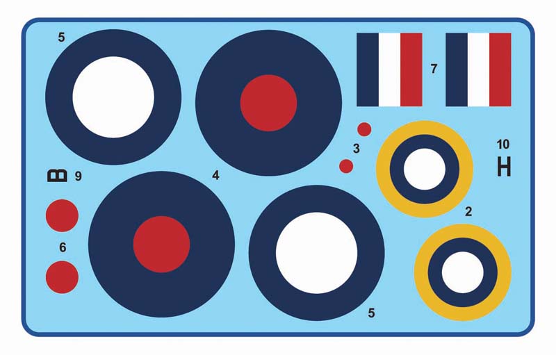 AML AMLC8037 1:48 Czechoslovak pilots & dogs of No.310 and No.313 Squadron RAF