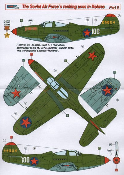 AML AMLC9008 1:72 Soviet Aces in Kobras Part II