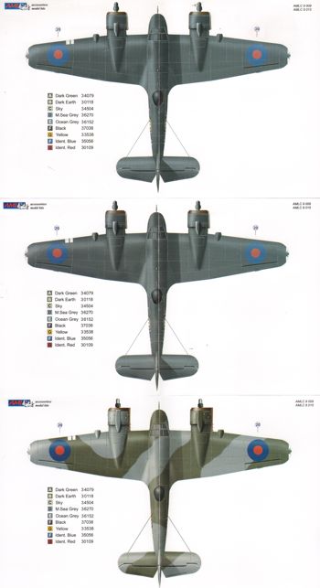 AML AMLC9009 1:72 Bristol Beaufighter Mk.IF X7583