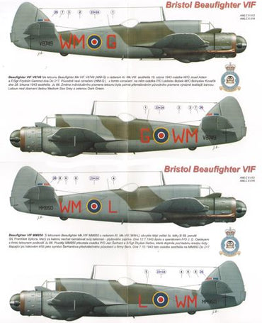 AML AMLC9012 1:72 Bristol Beaufighter Mk.VIF MM850