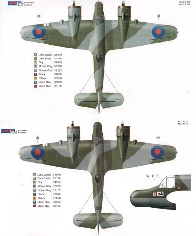 AML AMLC9012 1:72 Bristol Beaufighter Mk.VIF MM850