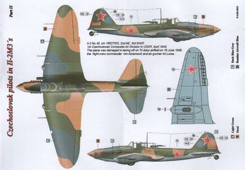 AML C9015 Czechoslovak Pilots in Ilyushin Il-2m3 Part II 1:72