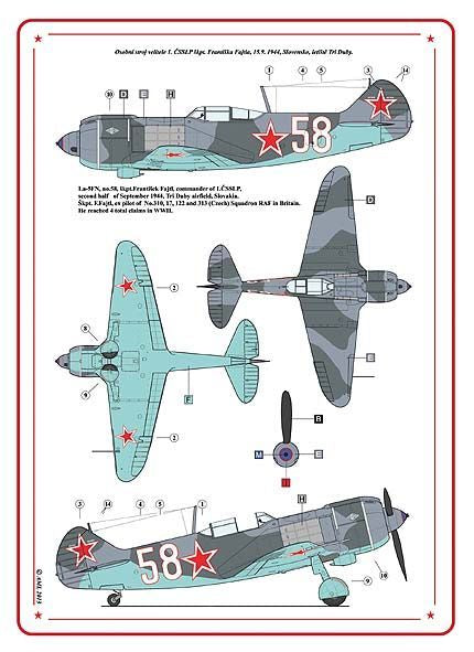 AML C9017 Slovak National Uprising 1944 Lavochkin La-5FN Pt II 1:72