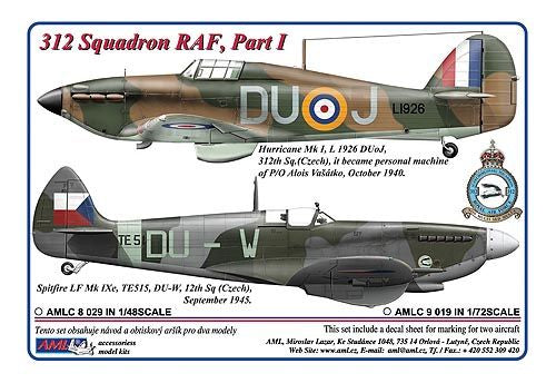 AML C9019 312th Sqn Part I: Hurricane Mk.I & Spitfire LF Mk.IXe 1:72