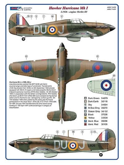 AML C9019 312th Sqn Part I: Hurricane Mk.I & Spitfire LF Mk.IXe 1:72