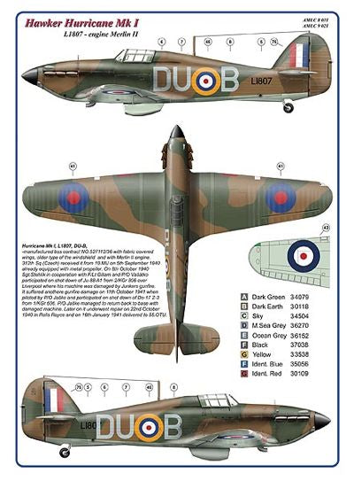 AML C9021 312th Sqn Part III: Hurricane Mk.I & Spitfire LF Mk.IXe 1:72