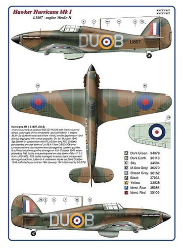 AML C9021 312th Sqn Part III: Hurricane Mk.I & Spitfire LF Mk.IXe 1:72