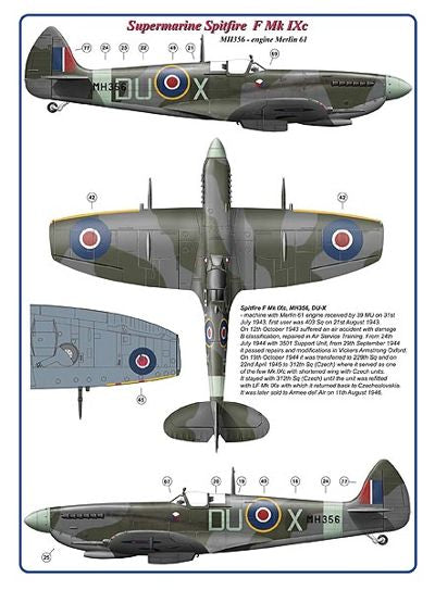 AML C9022 312th Sqn Part IV: Hurricane Mk.I & Spitfire F Mk.IXc 1:72