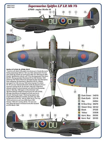 AML C9023 312th Sqn Part V: Spitfire LF LR MkVb & LF Mk.IXe 1:72