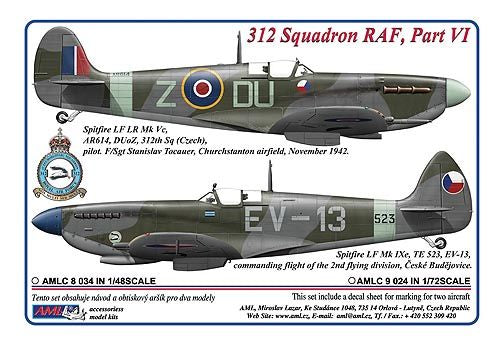 AML C9024 312th Sqn Part VI: Spitfire LF LR MkVc & LF Mk.IXe 1:72