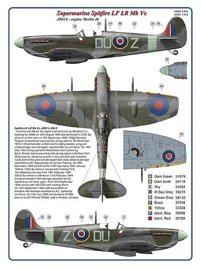 AML C9024 312th Sqn Part VI: Spitfire LF LR MkVc & LF Mk.IXe 1:72