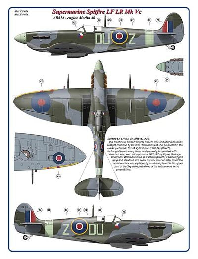 AML C9024 312th Sqn Part VI: Spitfire LF LR MkVc & LF Mk.IXe 1:72