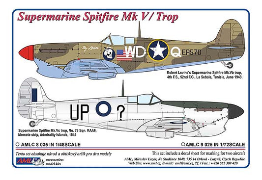 AML AMLC9025 1:72 Supermarine Spitfire Mk.V / Trop