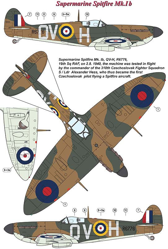 AML C9037 Czech Commanders RAF Hurricane Mk.IIb NN-L 1941 1:72