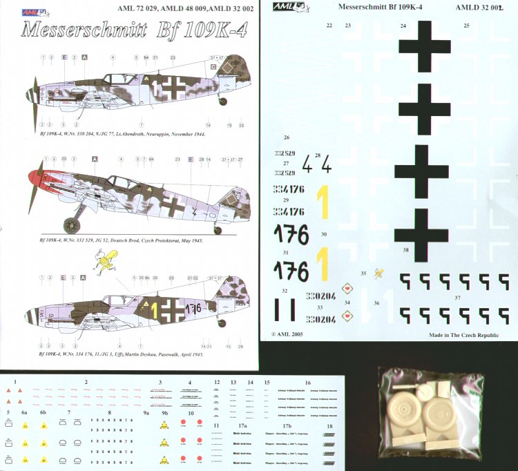 AML AMLD32002 1:32 Messerschmitt Bf-109K-4