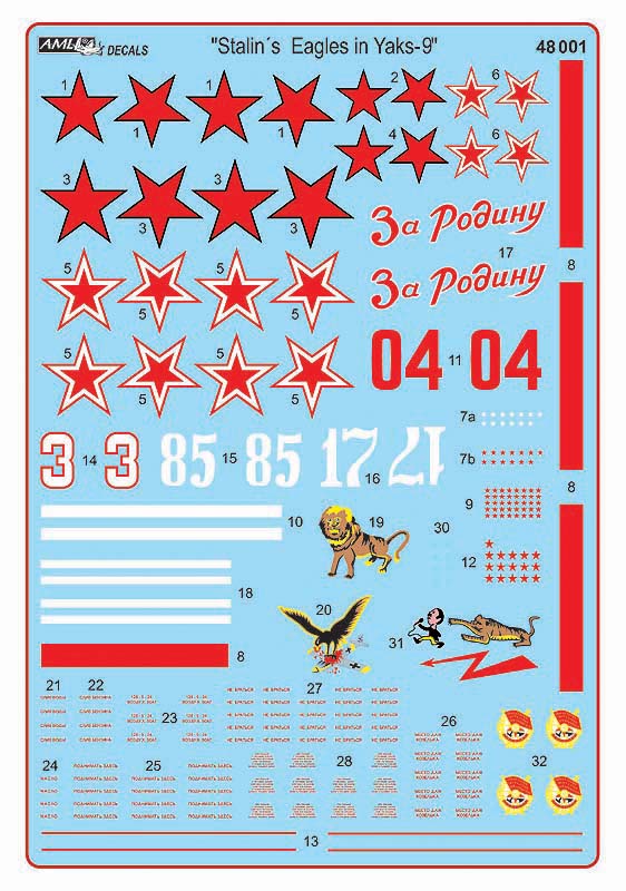 AML AMLD48001 1:48 Yakovlev Yak-9 Stalin's Eagles Part 2.