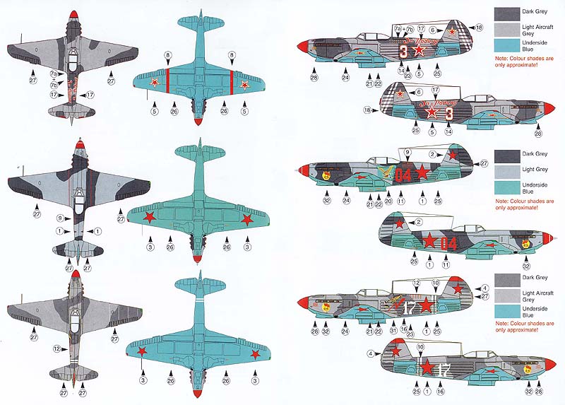 AML AMLD48001 1:48 Yakovlev Yak-9 Stalin's Eagles Part 2.