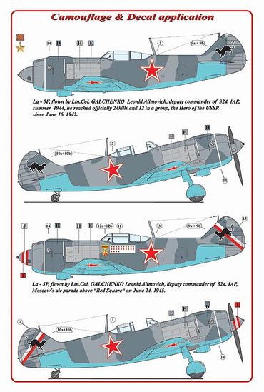 AML AMLD48023 1:48 Lavochkin La-5F Soviet Aces