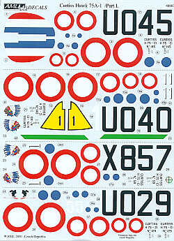 AML AMLD48003 1:48 Curtiss-Hawk H-75A-1 Hawk Part 1.