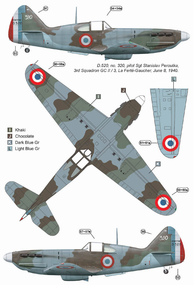 AML AMLD48041 1:48 Czechoslovak pilots in the Battle of France