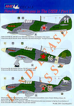 AML D48006 Hawker Hurricane Mk.IIB/IID USSR Part 2 1:48