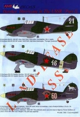 AML D48006 Hawker Hurricane Mk.IIB/IID USSR Part 2 1:48