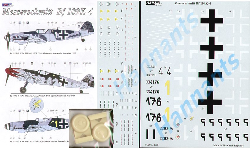 AML AMLD48009 1:48 Messerschmitt Bf-109K-4