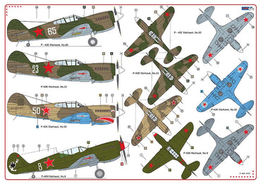 AML AMLD48019 1:48 Lend-Lease Curtiss P-40s in Soviet Service