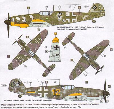 AML AMLD48029 1:48 Messerschmitt Bf-109E-7 JG 5 over far north.