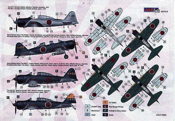 AML AMLD72005 1:72 Mitsubishi A6M2-K Zero Zero